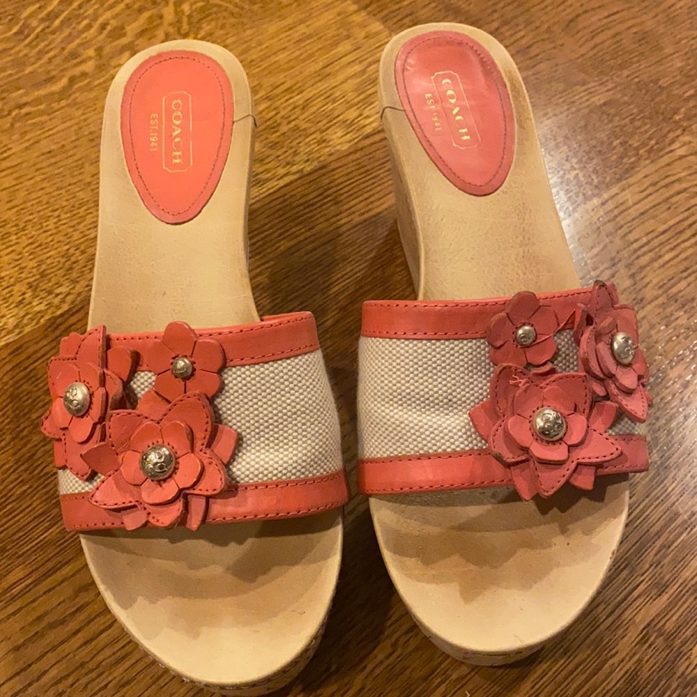 COACH wedge shoes  - 7.5